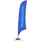 Custom Outdoor Feather Flag - 2 Color Printing