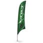 Custom Feather Flag with Car Foot Base - Full Color Digital Printing