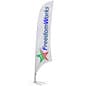 Custom Outdoor Feather Flag - Full Color Printing
