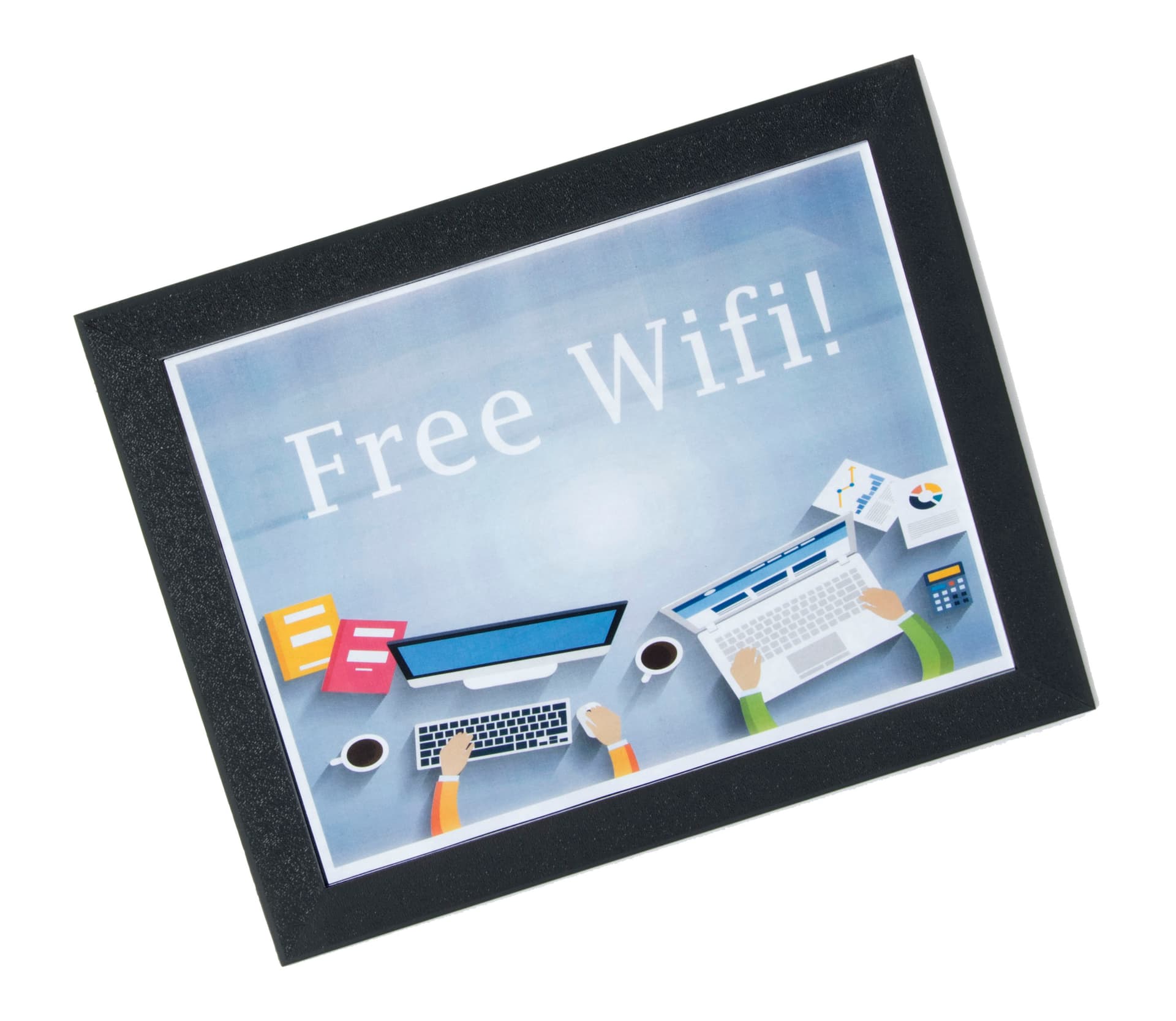 Countertop Poster Mats with Black Border