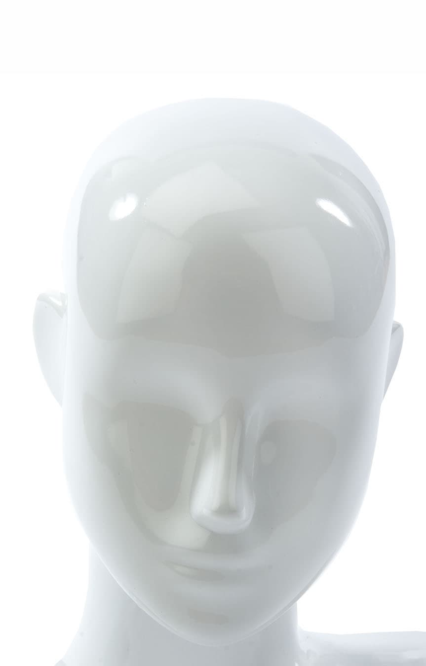 White Female Mannequin Bust 