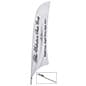 Custom Outdoor Feather Flag - 1 Color Printing