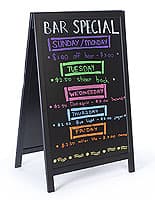 Sidewalk Chalkboard
