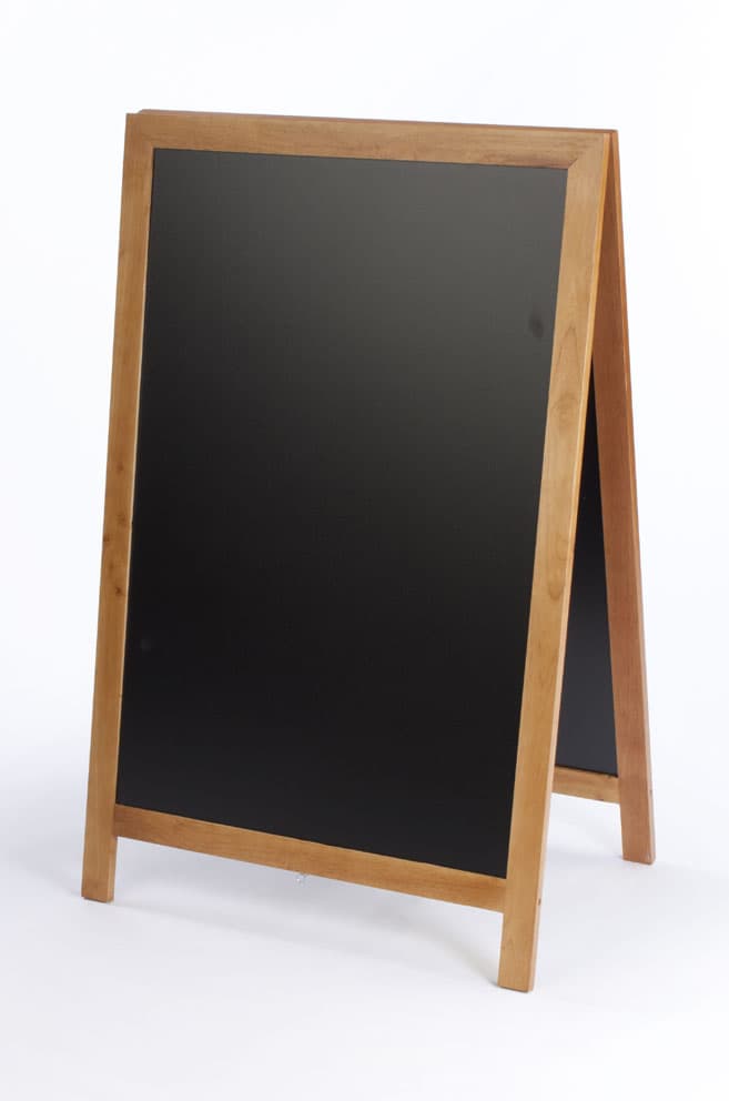 a-frame black board