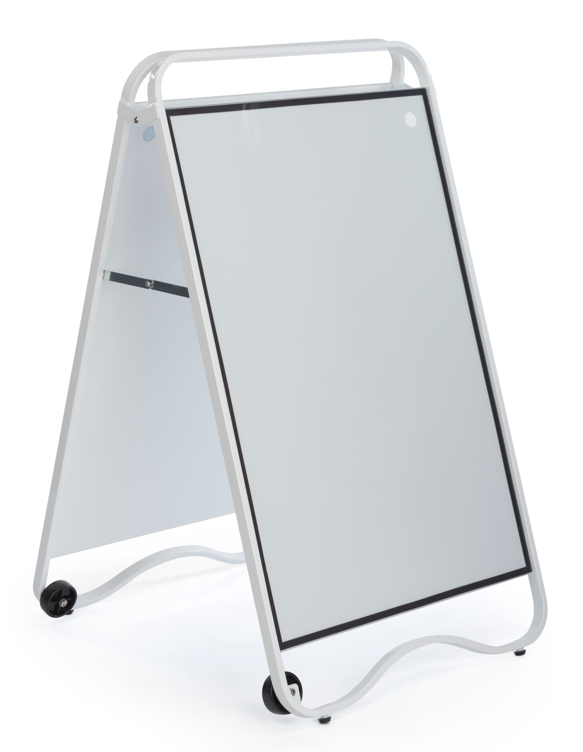 Steel Rolling Sidewalk Sign 
