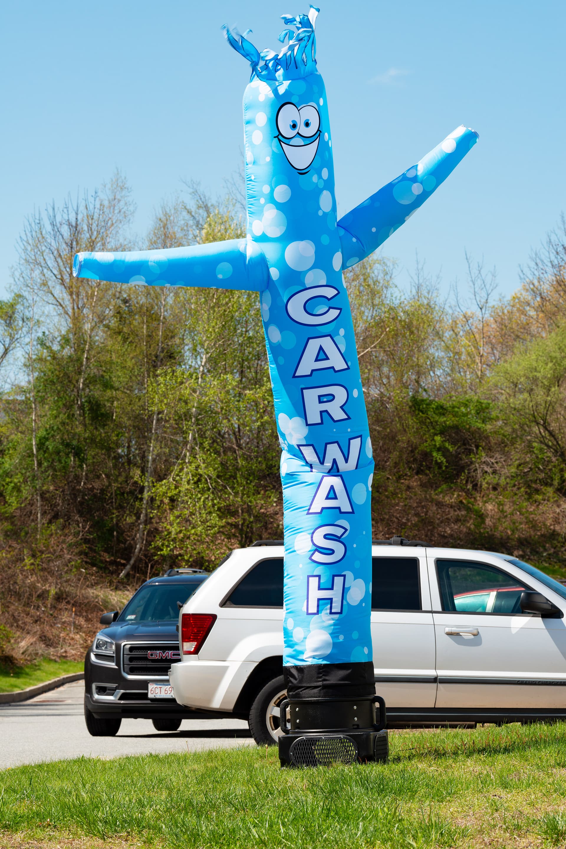 Full color printed custom advertising wind dance