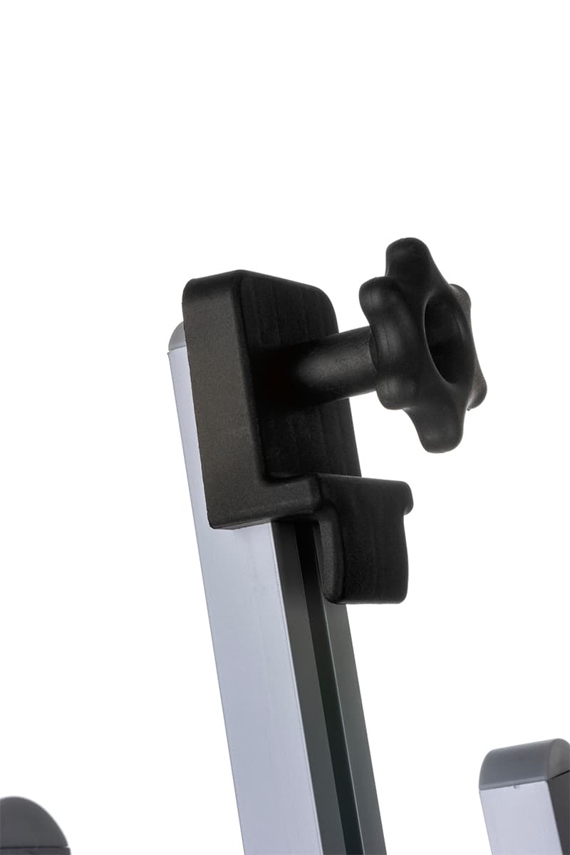 Silver Folding Metal Easel With Easy-Grip Holders