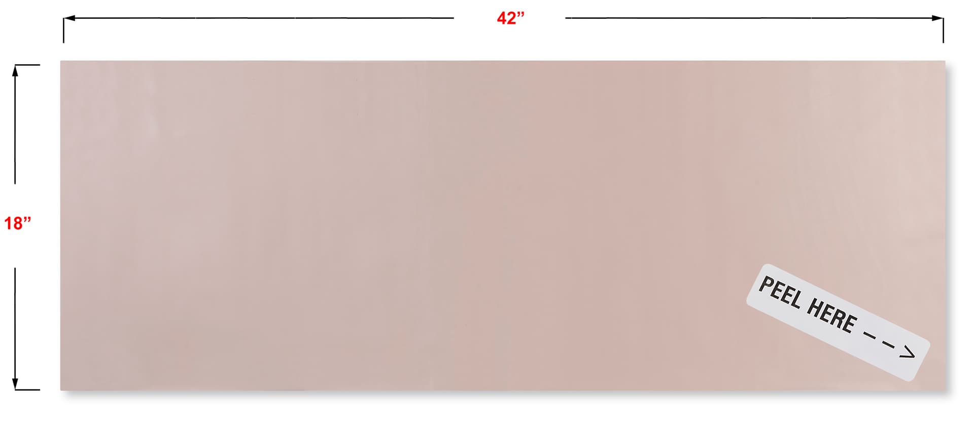 Repositionable copper antimicrobial protective film with adhesive backer