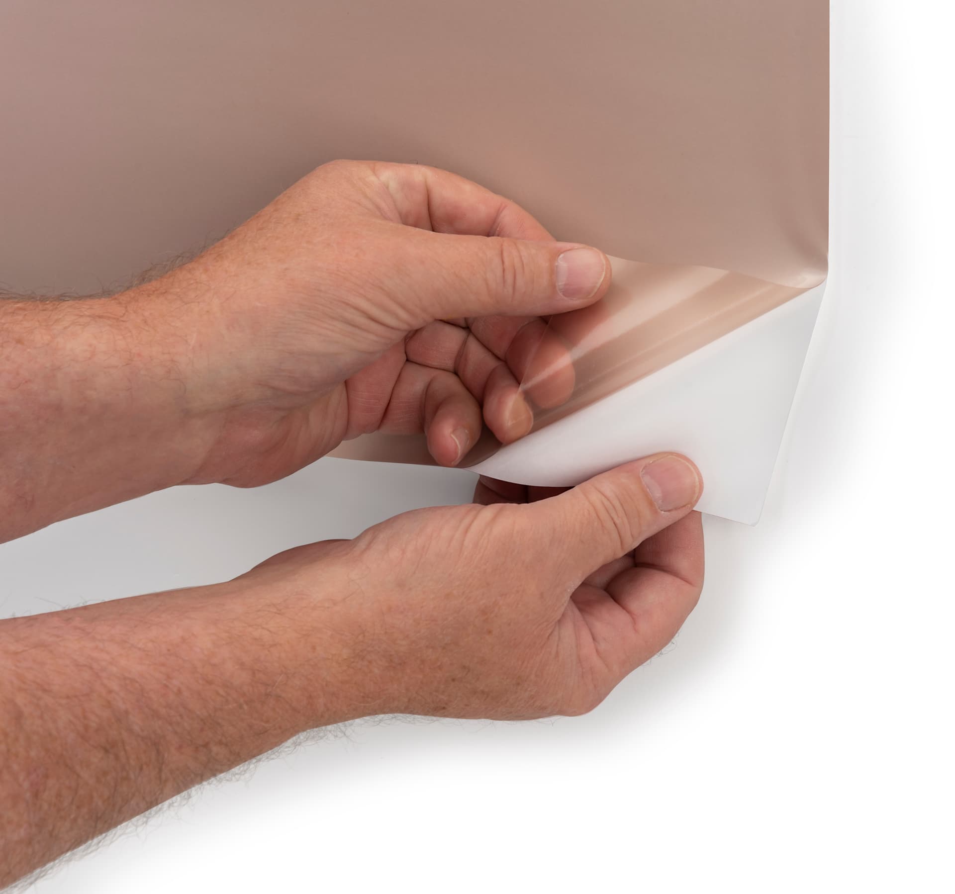 Easy to install copper antimicrobial protective film