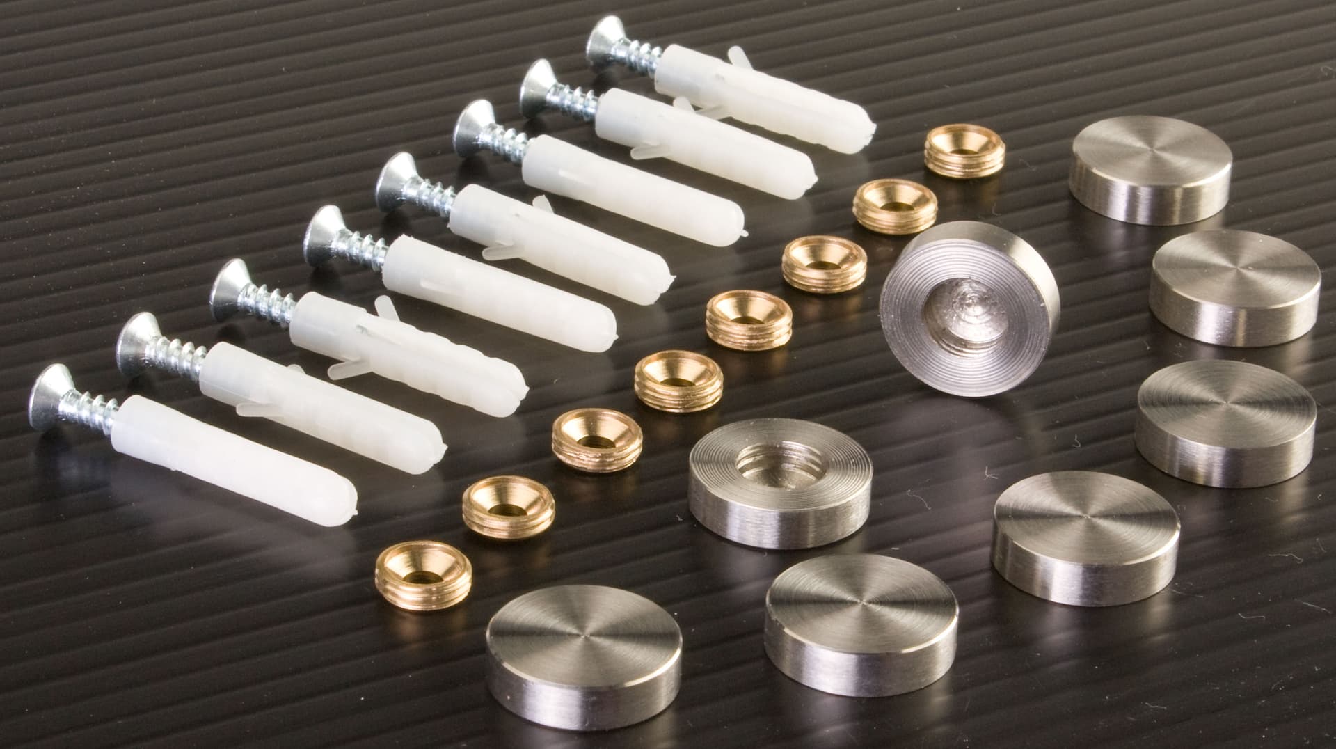Stainless Steel Standoffs Cover Screws On Wall Mounted Signs