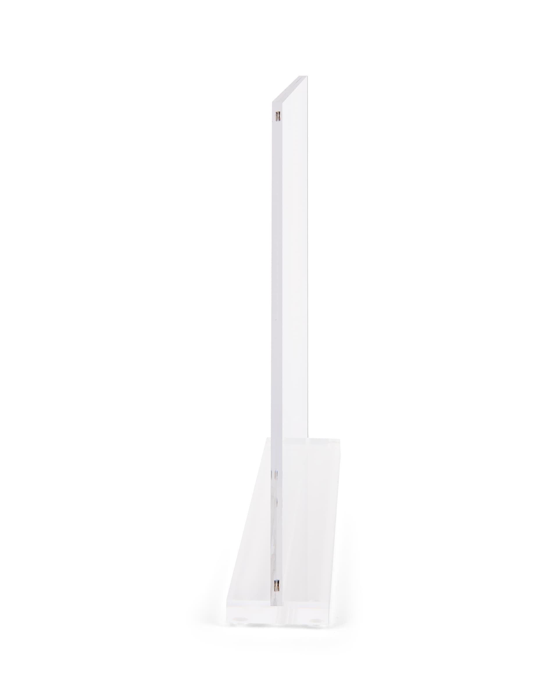 Acrylic Magnetic Picture Frames with Floor Standing Capabilties  