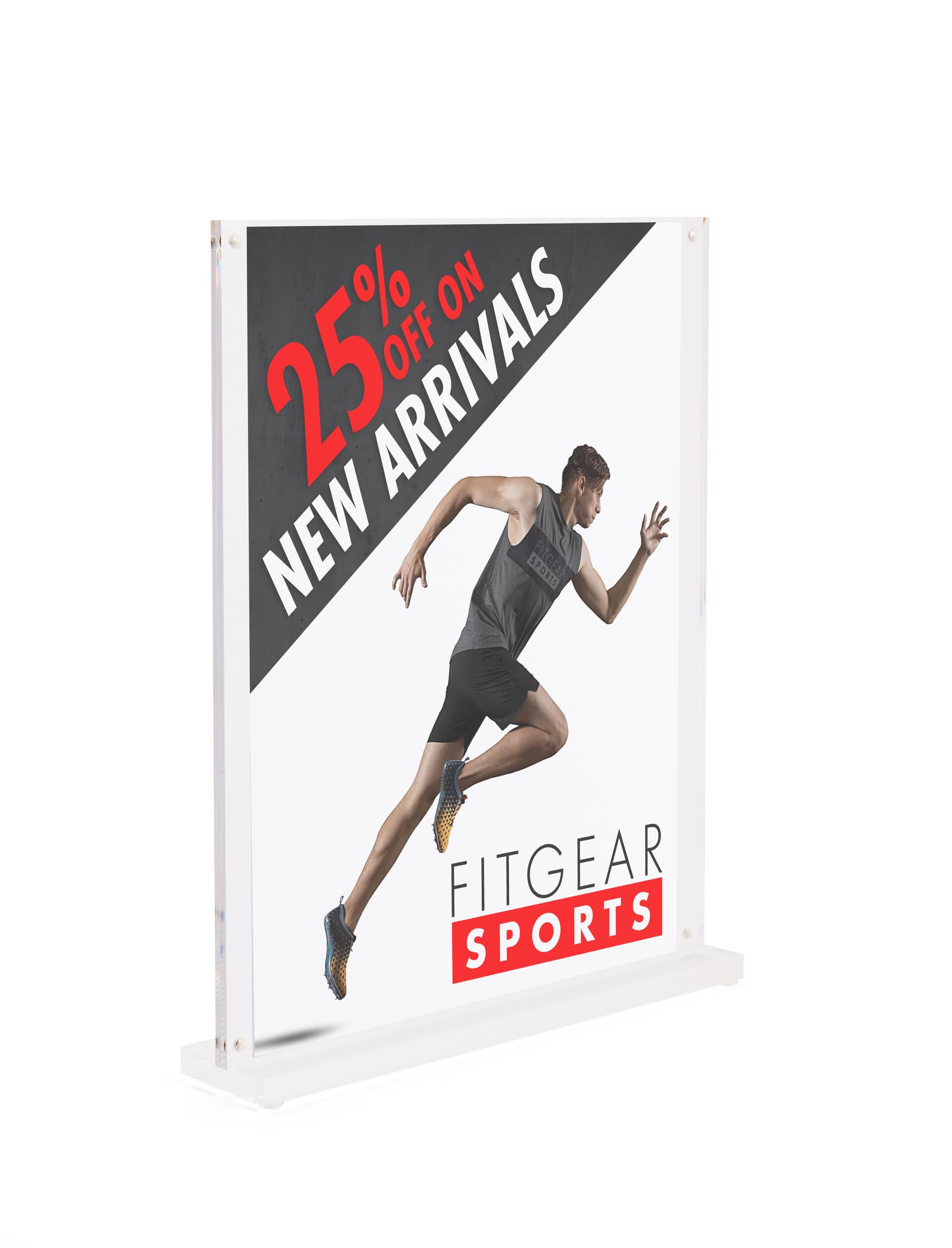 Acrylic Magnetic Picture Frames with Versatile Viewing Angles 