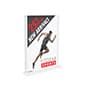 Recycled Acrylic Countertop Sign Holder, T-Style Design - Clear 