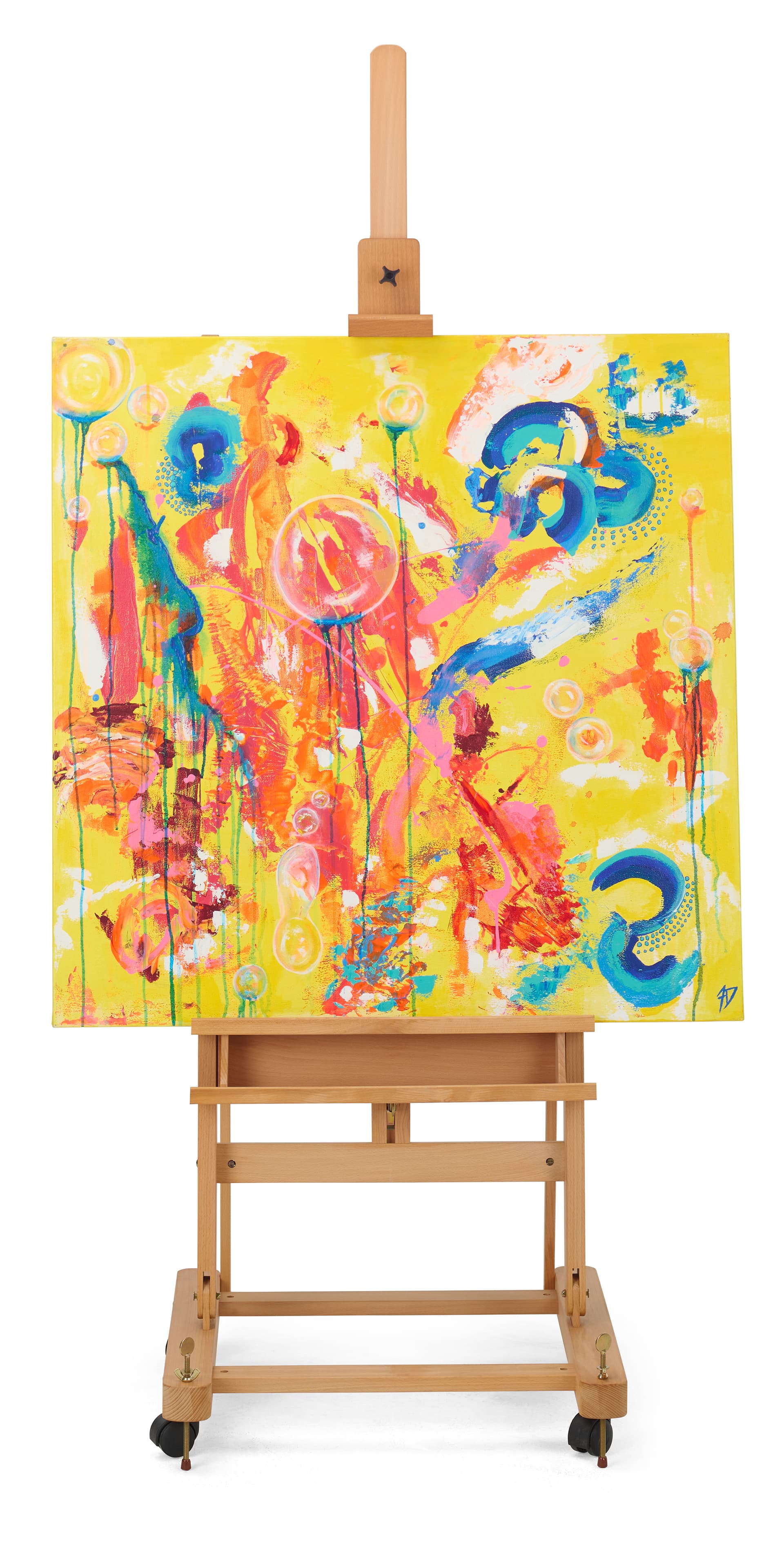 Wood Canvas Easel 