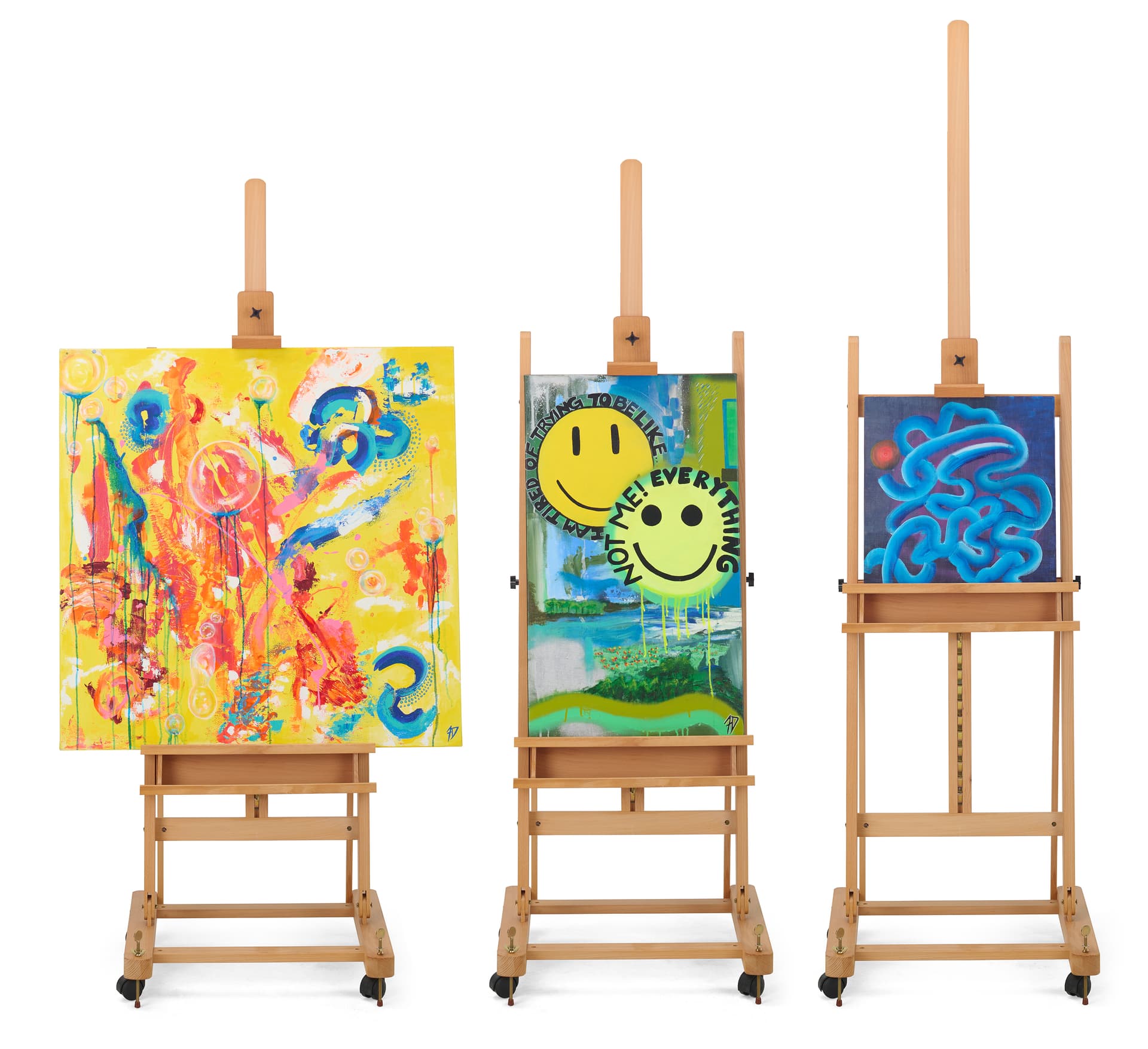 Wood Canvas Easel 