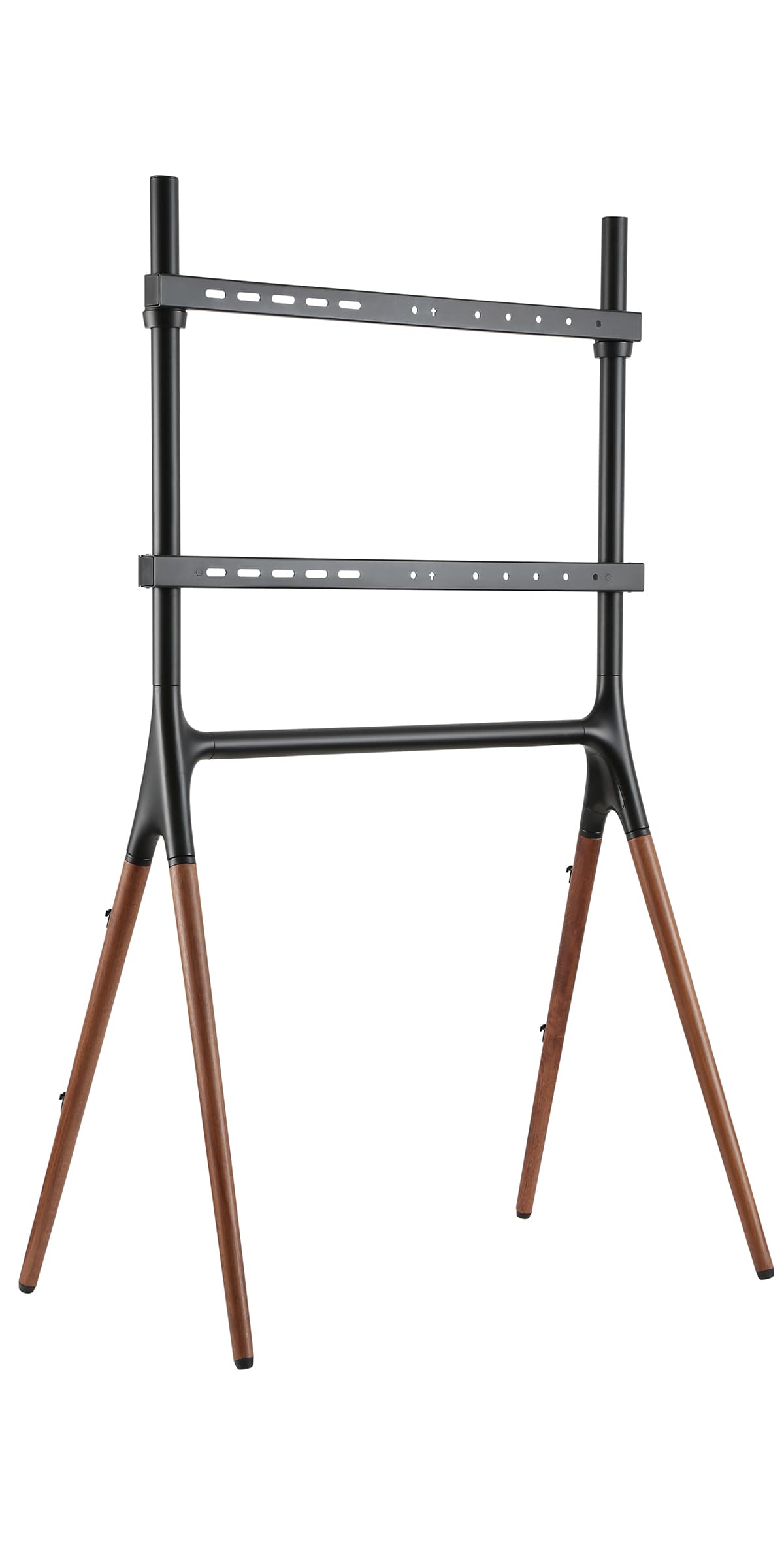 Minimalist TV Sawhorse Stand Mid Century Modern Design 