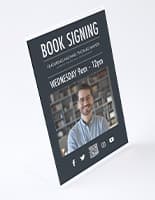 5" x 7" acrylic sign holder