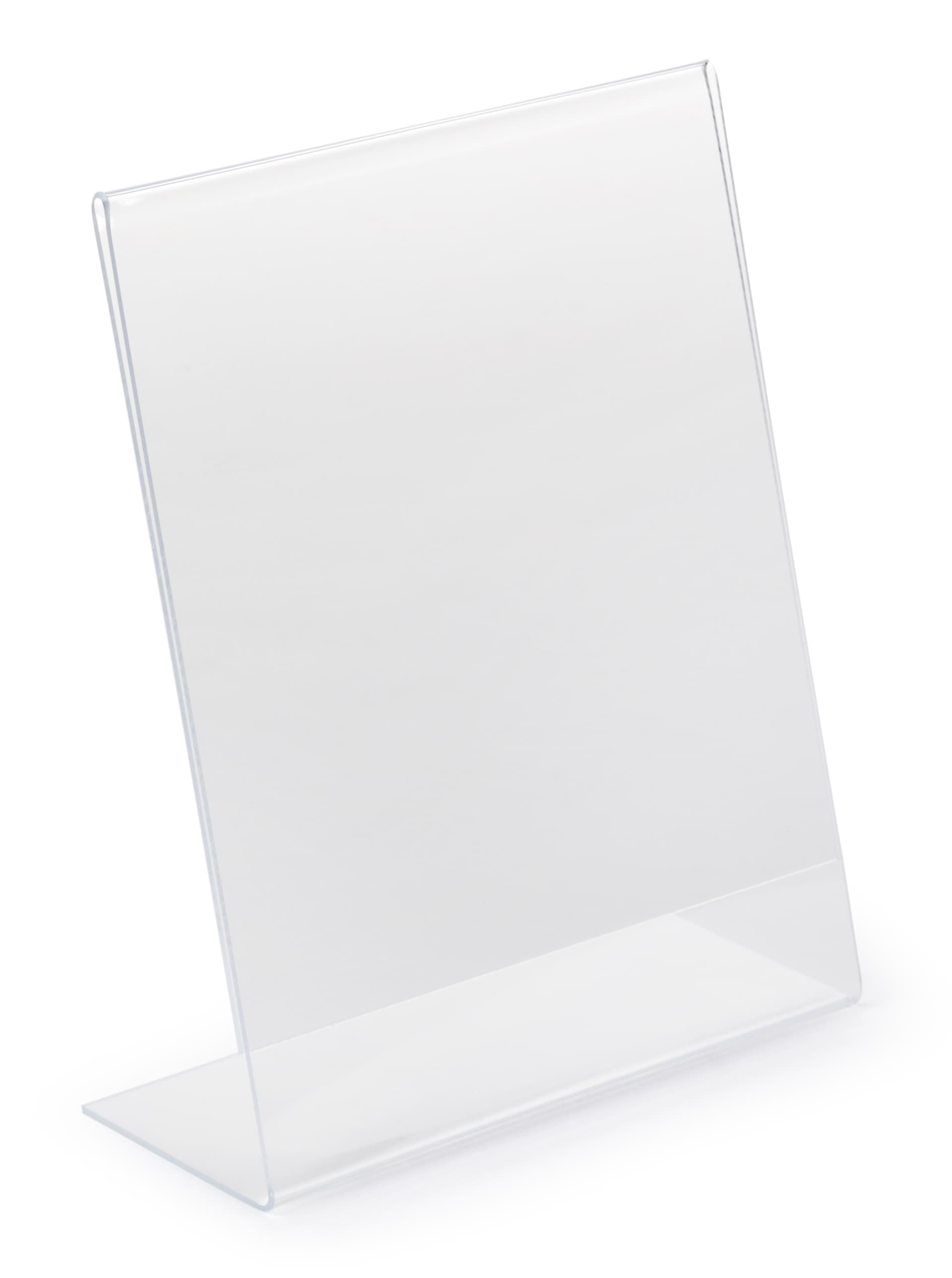 Economy sign frame made with clear acrylic