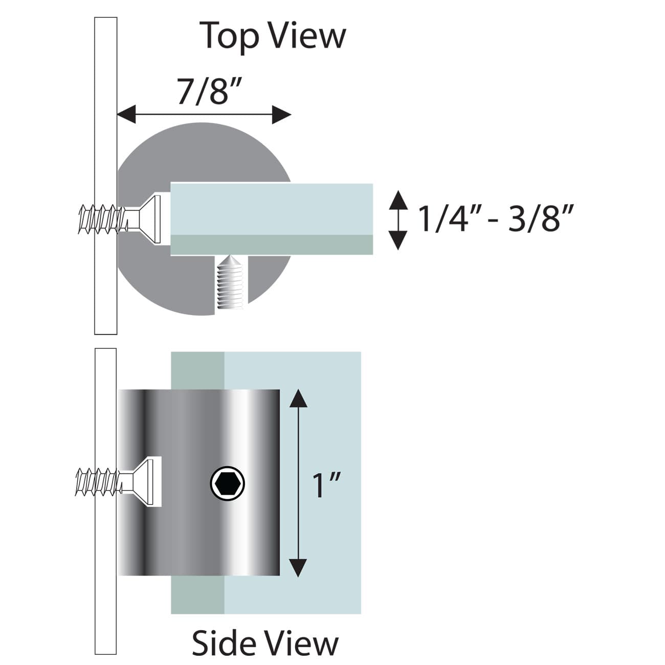 Sign Support Holds Signs At A Perpendicular Angle To Any Wall