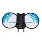 Backpack Banner w/O-Shaped Wings, Double-Sided, Custom Printed Graphics - Black