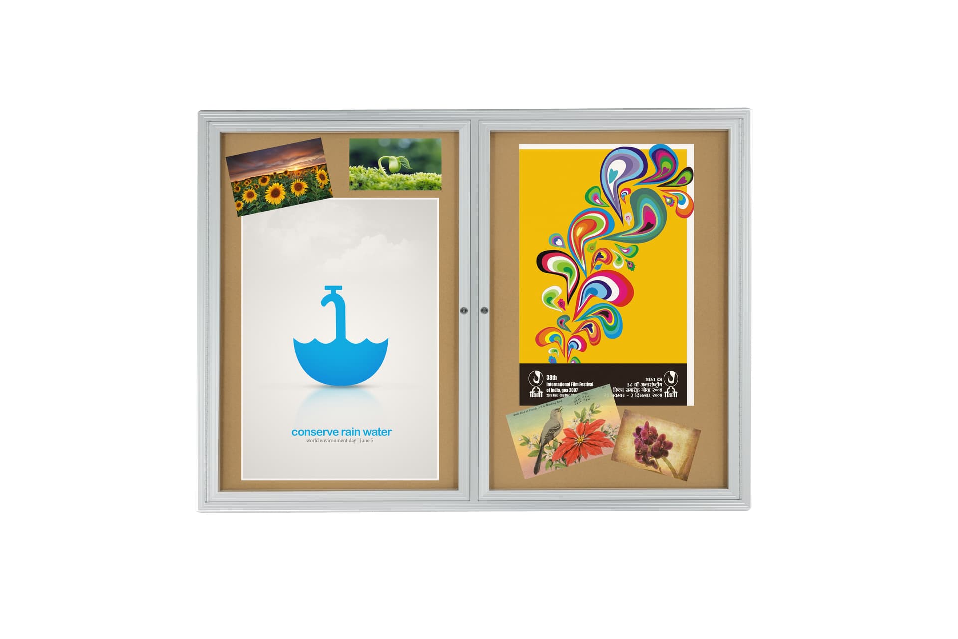 framed cork boards