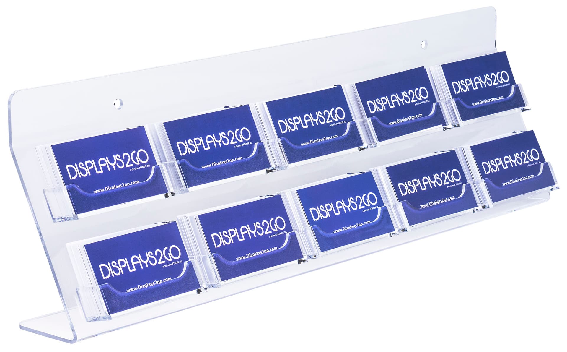 Acrylic Business Card Stand for Contact Information and Gift Cards