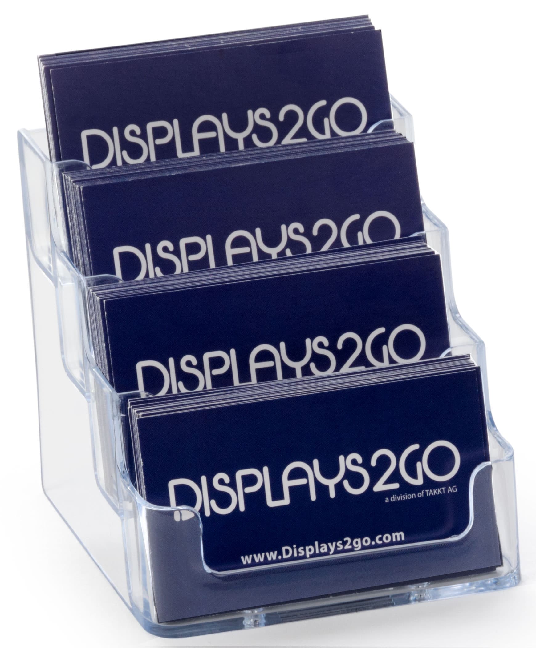 Business Card Holder With Four Pockets