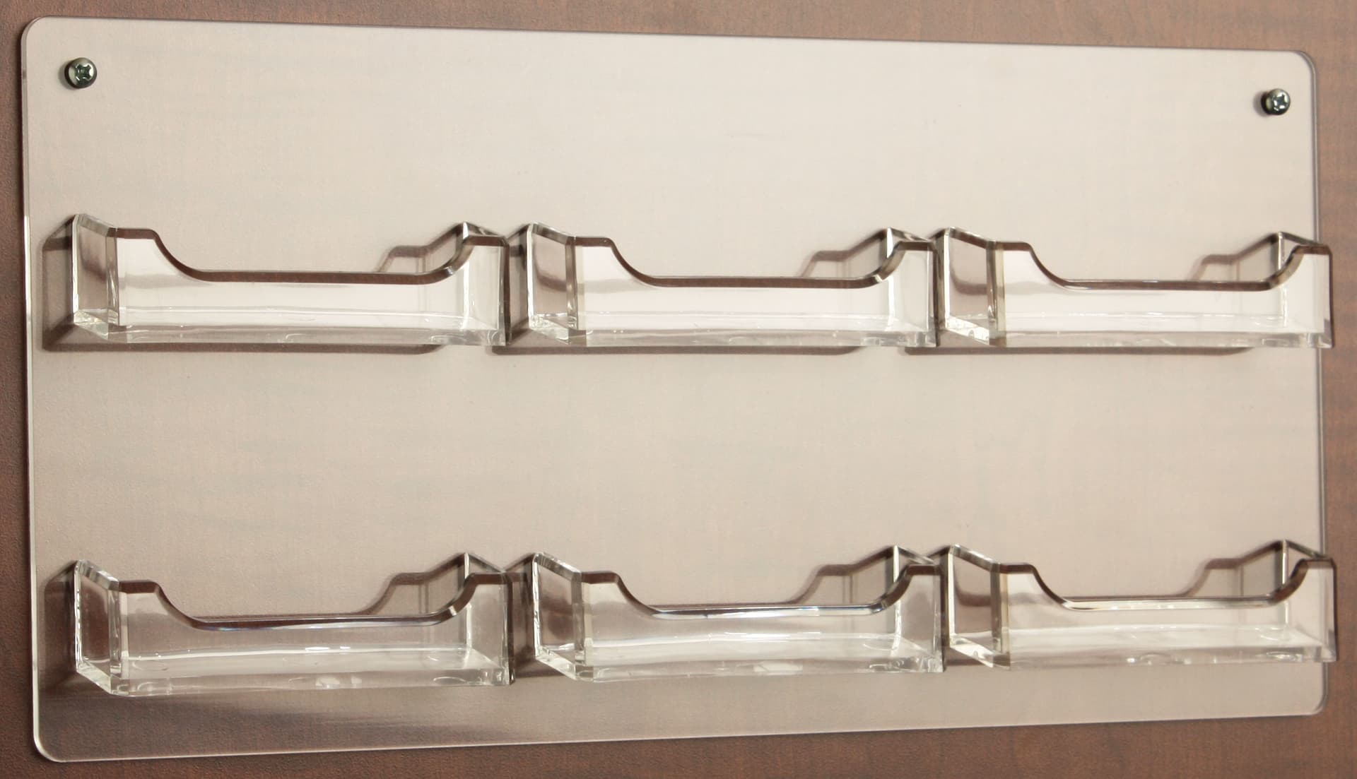 Business Card Holders Wall Mount 6 Pocket