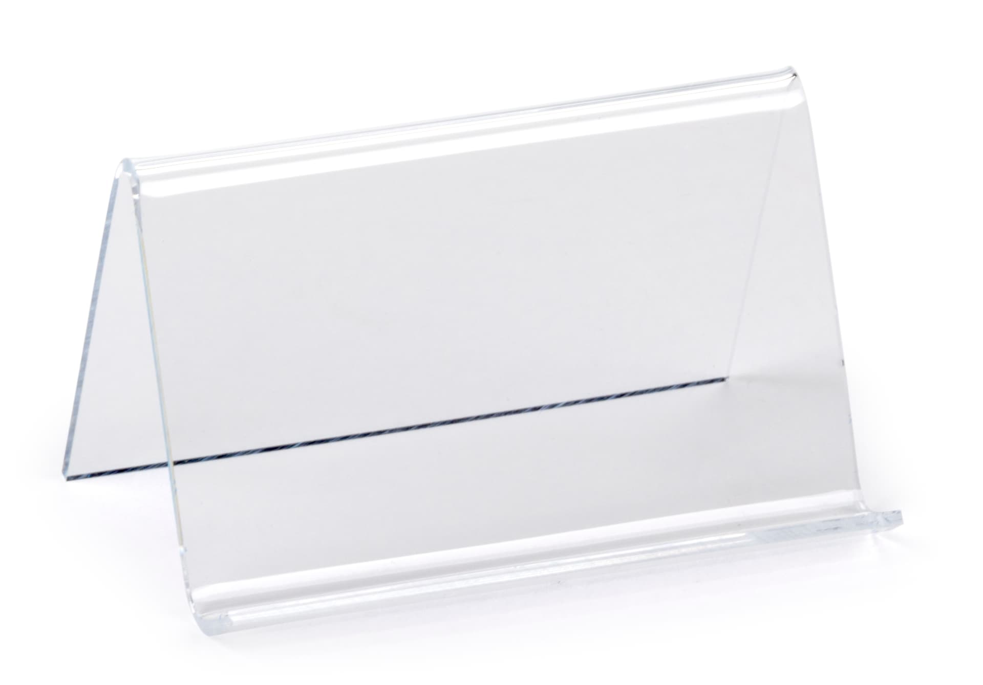 Clear Desk Business Card Holder