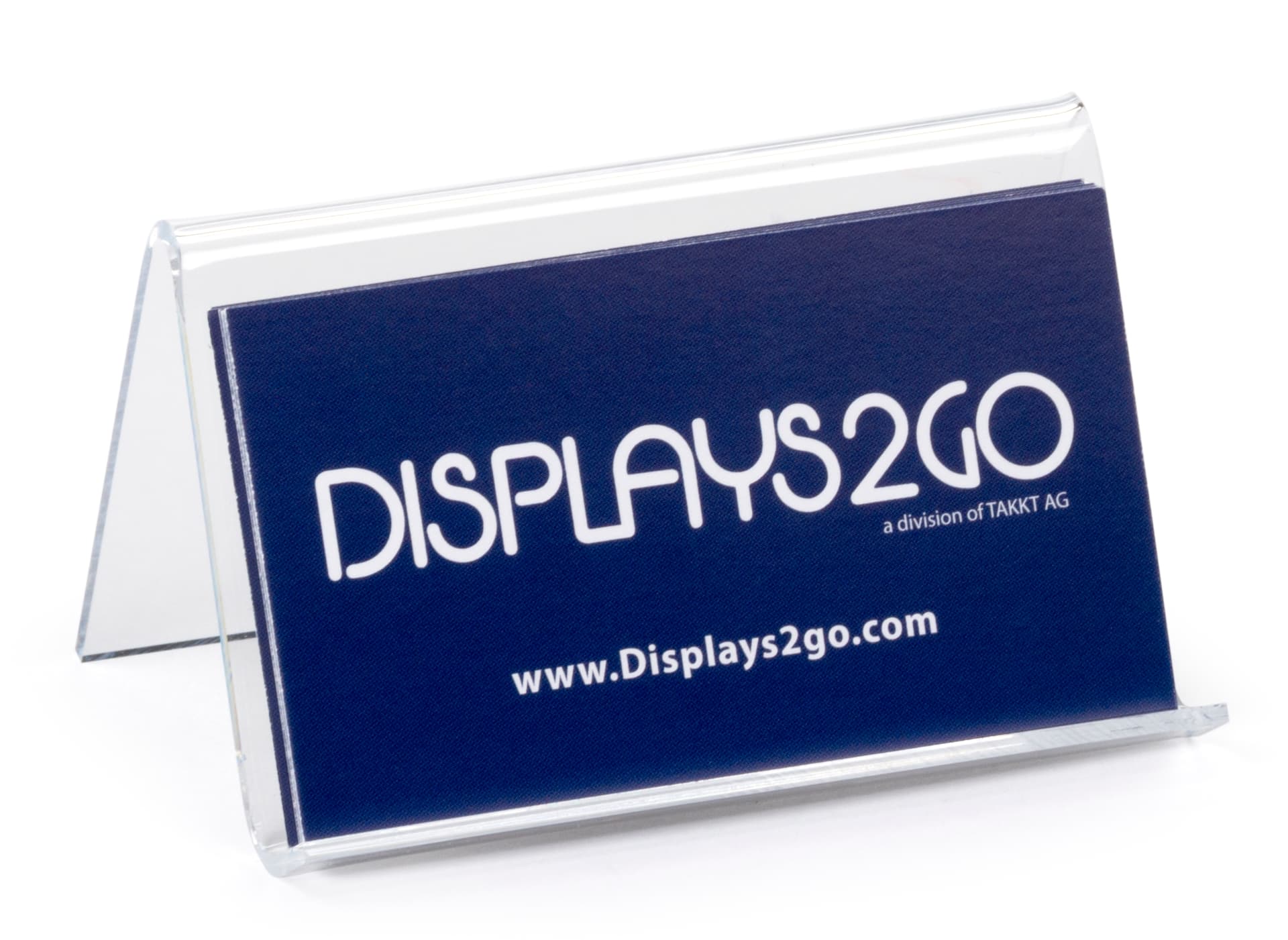 Desk Business Card Holder A-Frame