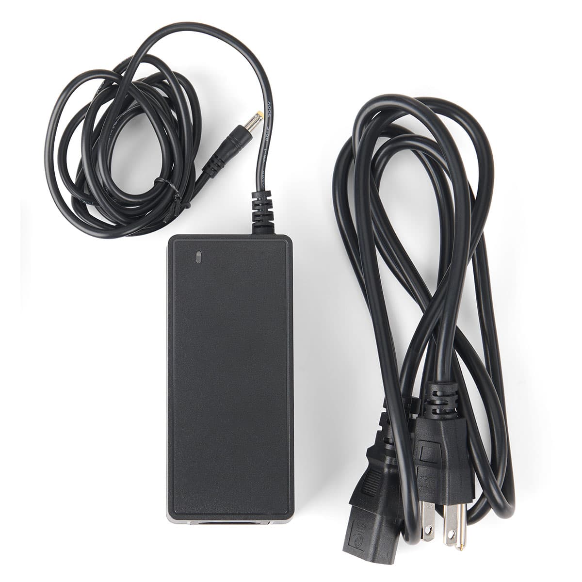 Portable battery dock charging station transformer with power cable