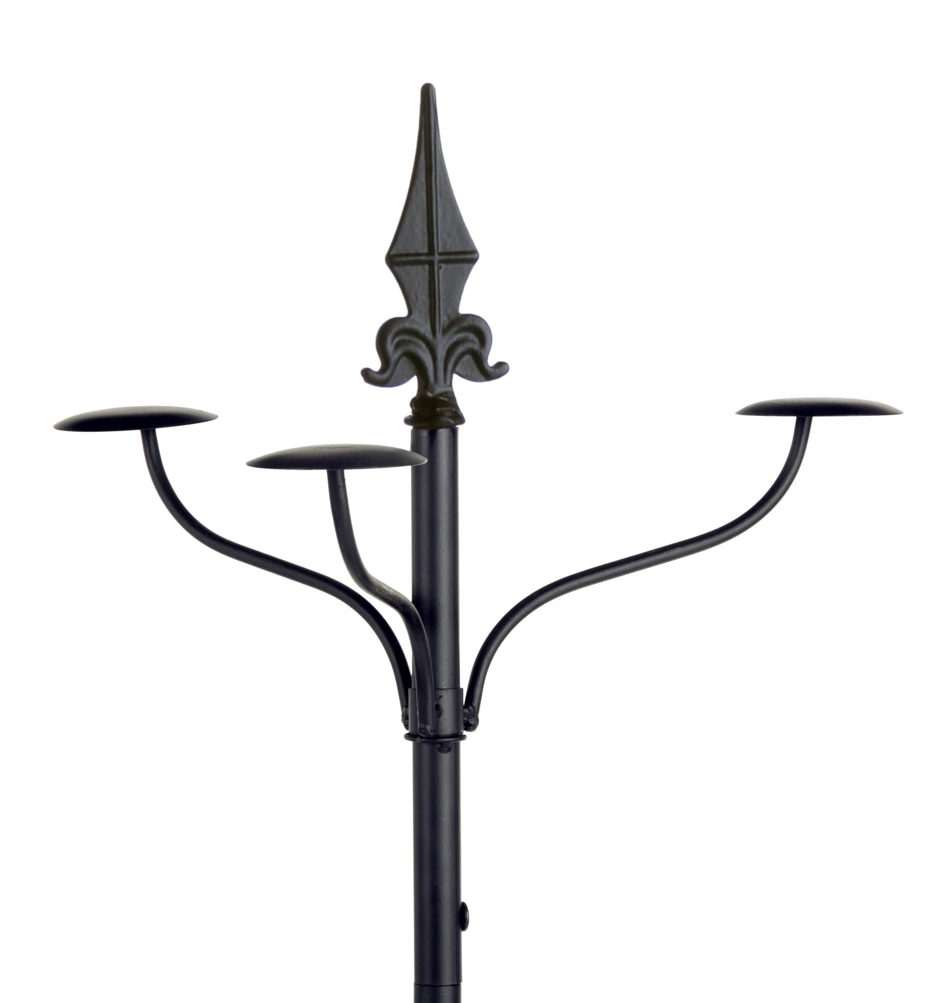 Wrought Iron Hat Rack with Rotating Hooks