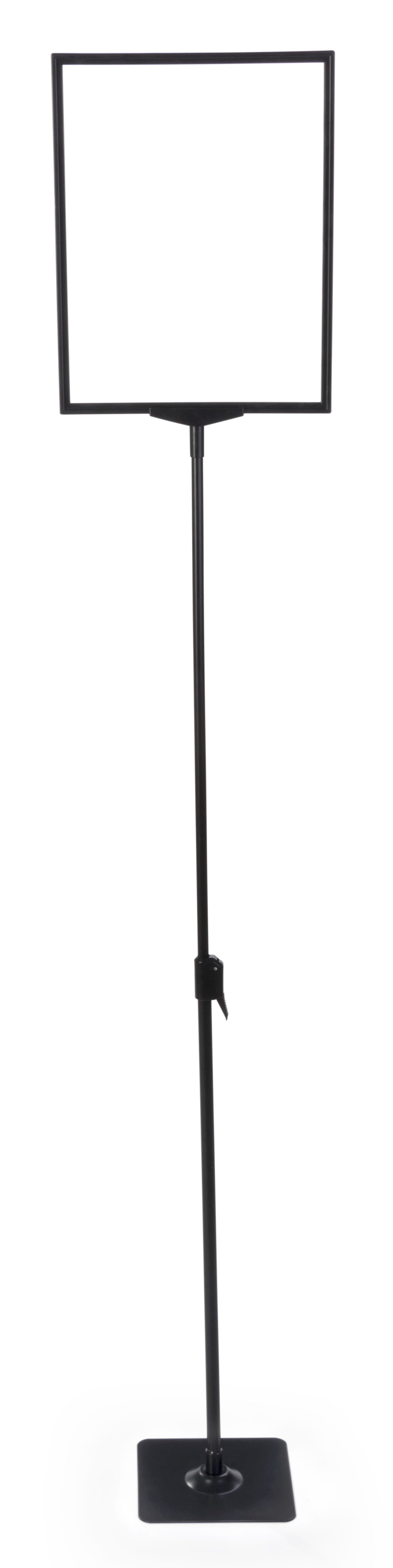 11" x 14" Floor Sign Stand at Maximum Height