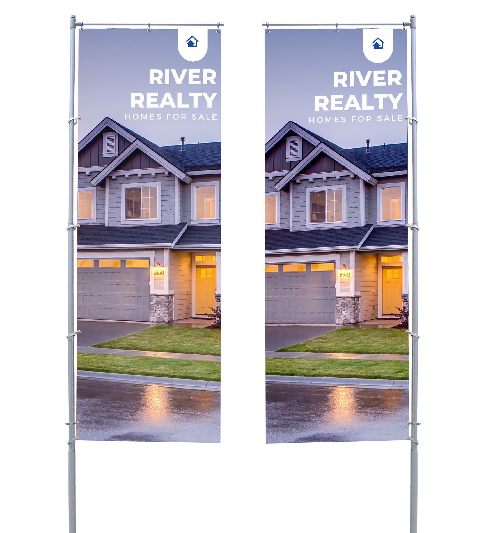 Full color double sided flag 