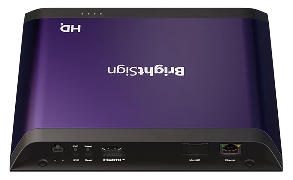 BrightSign HD226 digital signage media player with for non-touch screen displays