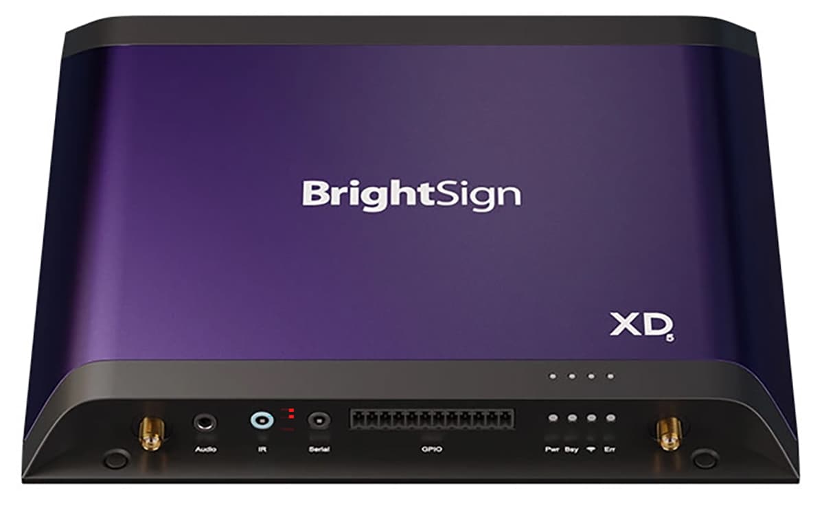 BrightSign XD1036 touch screen media player with stunning 4K resolution 