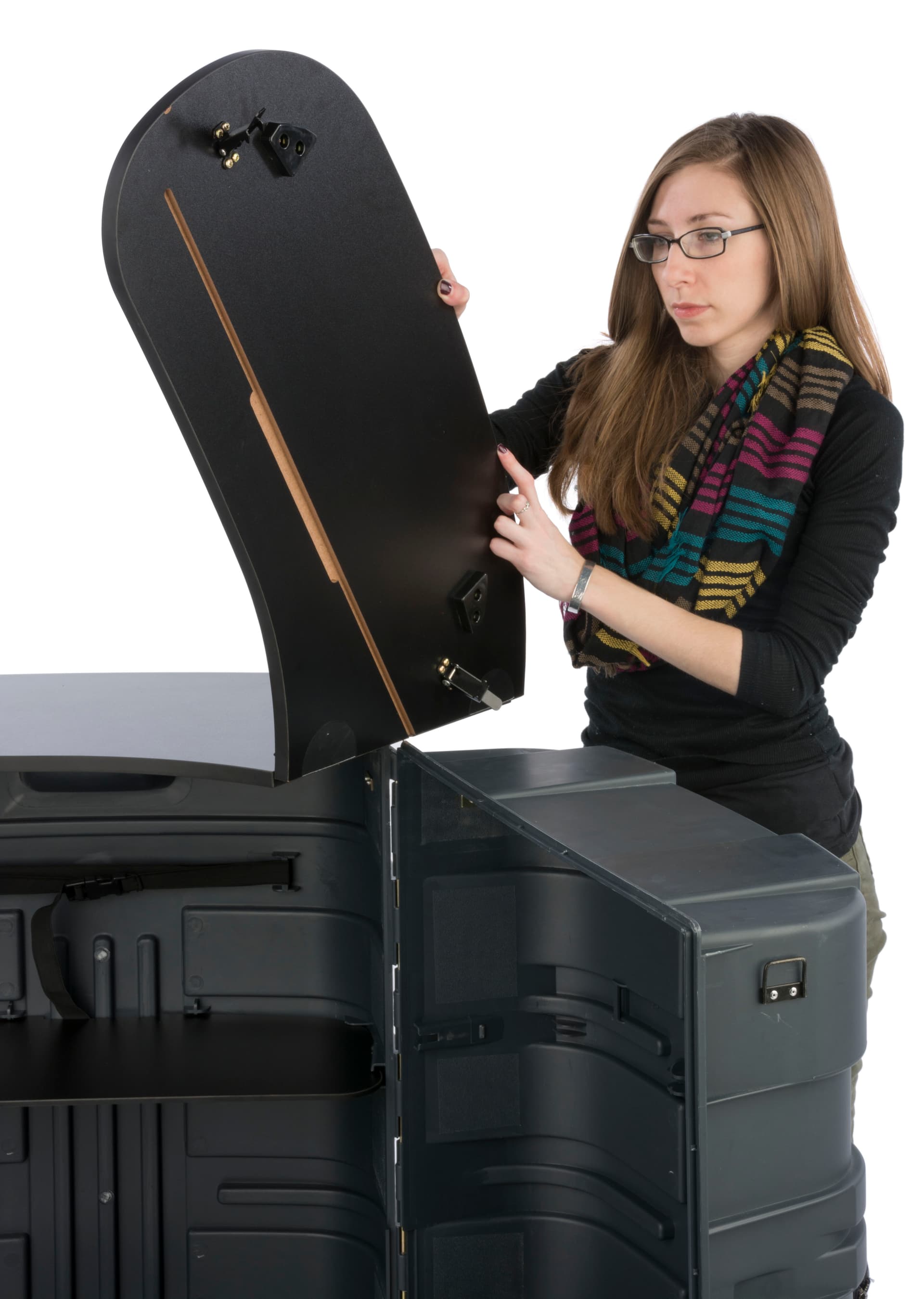 Quick Assembly Podium Storage Container 