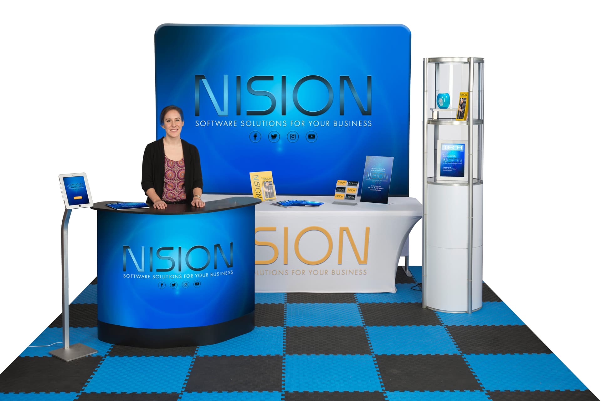Trade Show Podium Storage Container 