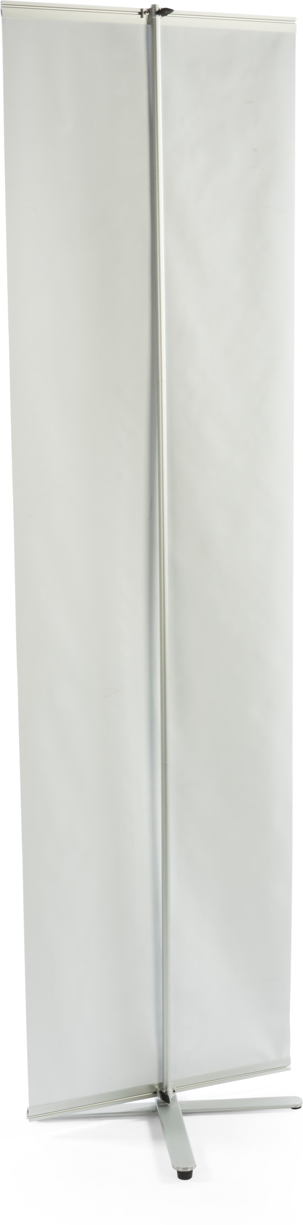 Low Profile Portable Banner Stand with Custom Graphics