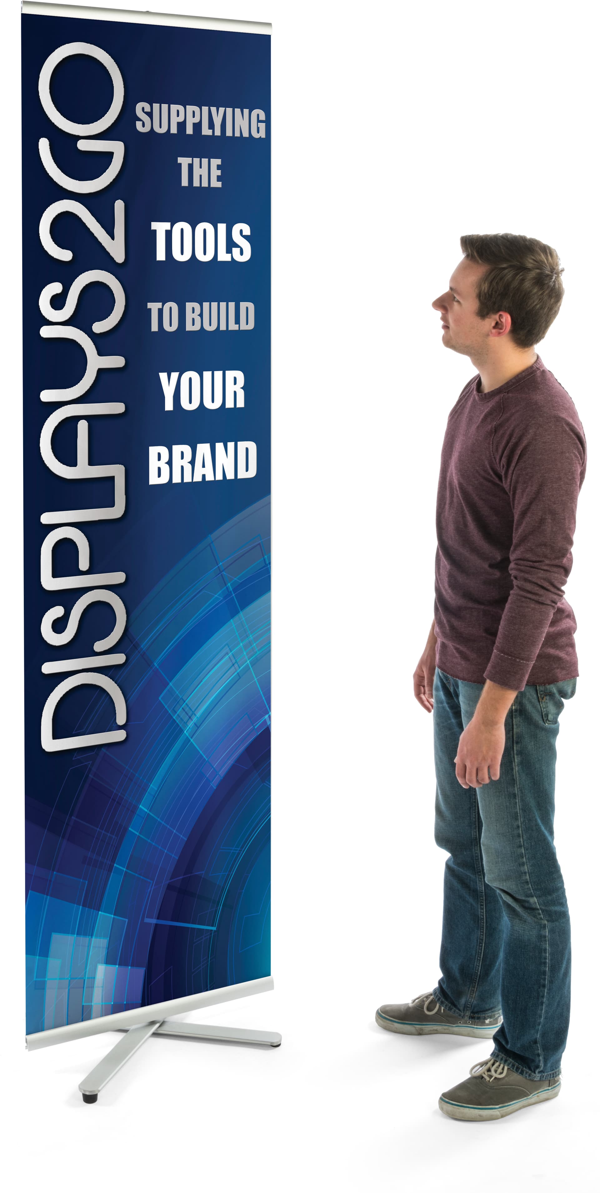 Trade Show Portable Banner Stand with Custom Graphics