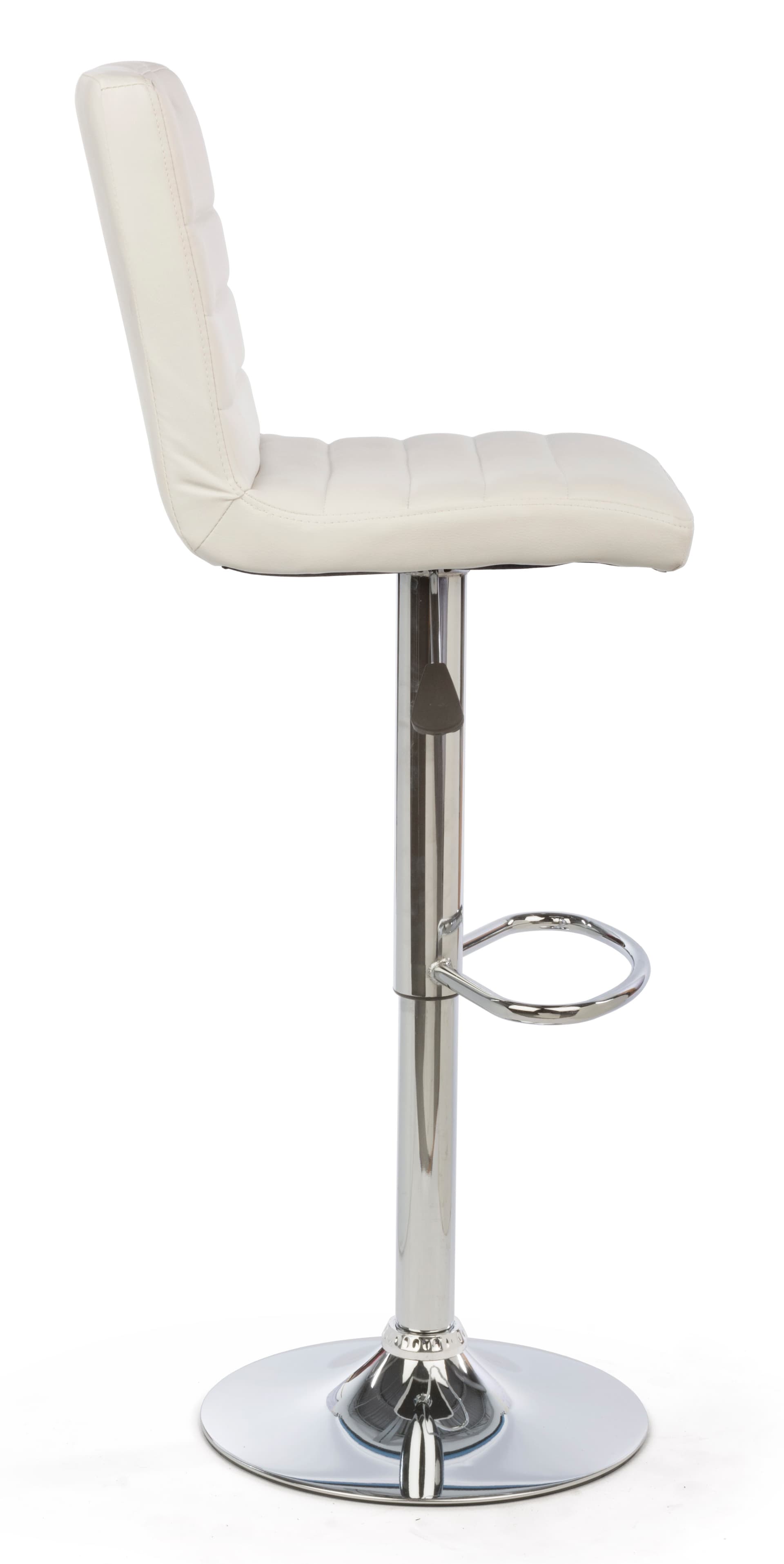 Adjustable Height Bar Stool with Modern Profile