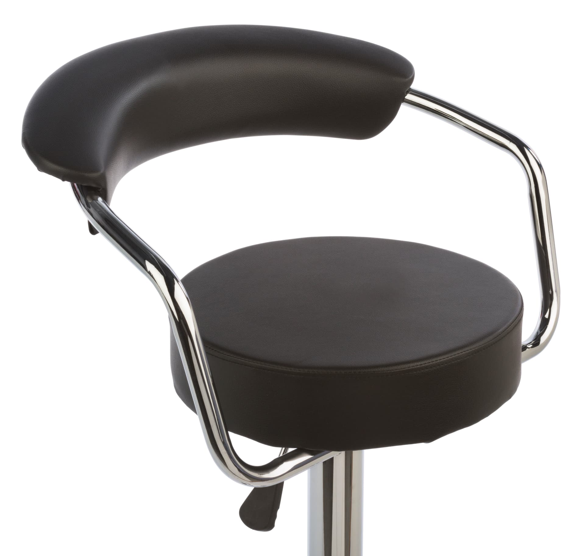 Bar Stool with Gas Lift with Back Support for Comfort