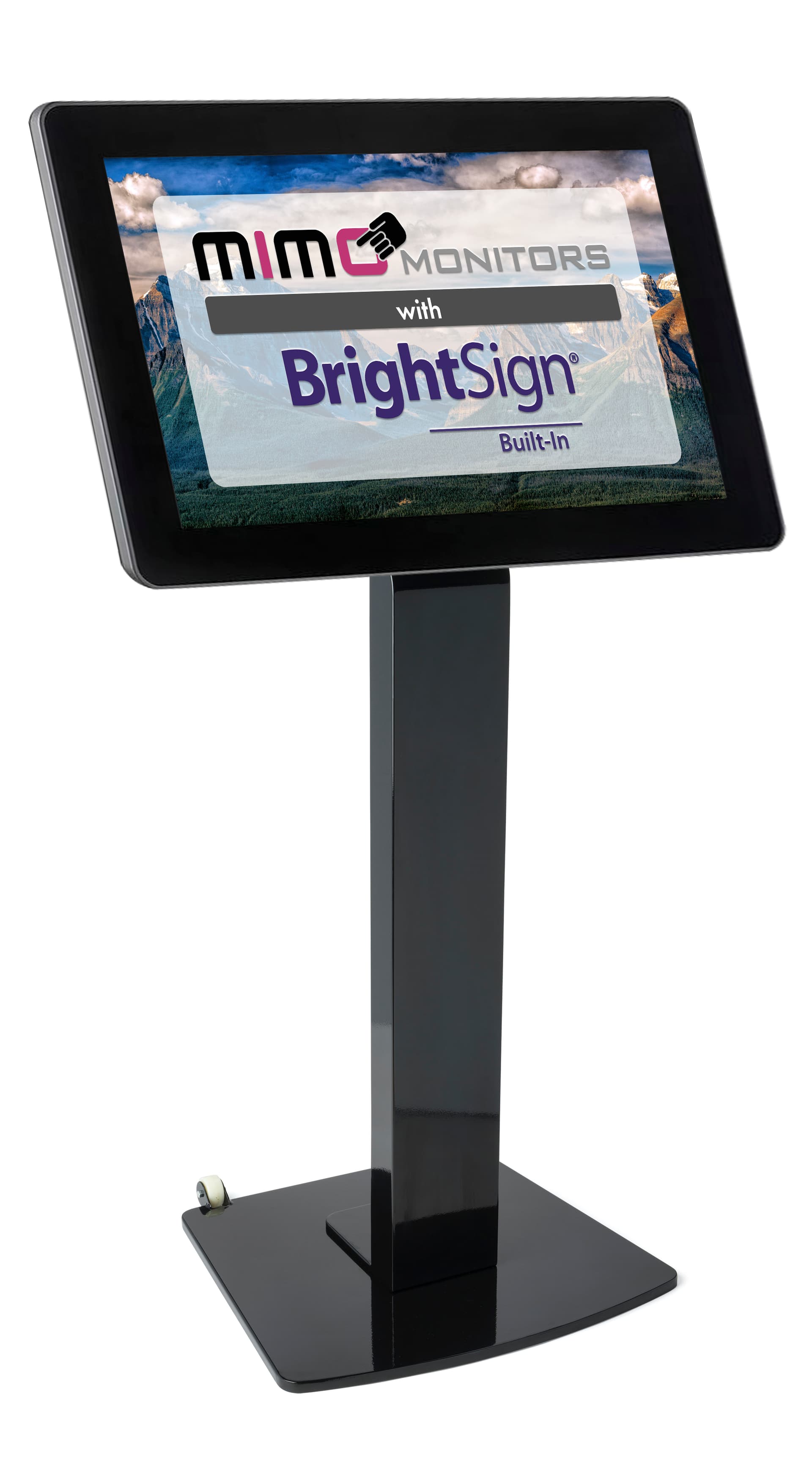 LCD touch screen display with mimo monitors screen