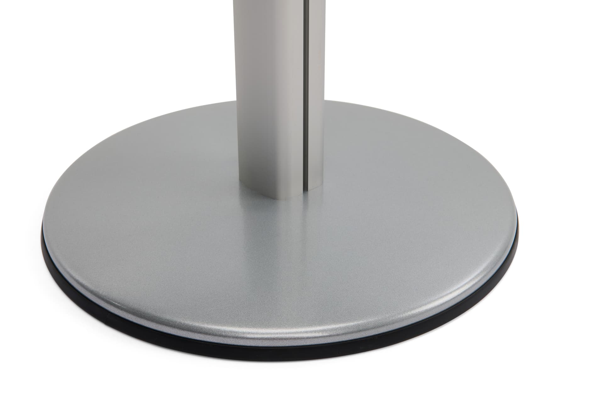 Forte snap frame display stand with round base