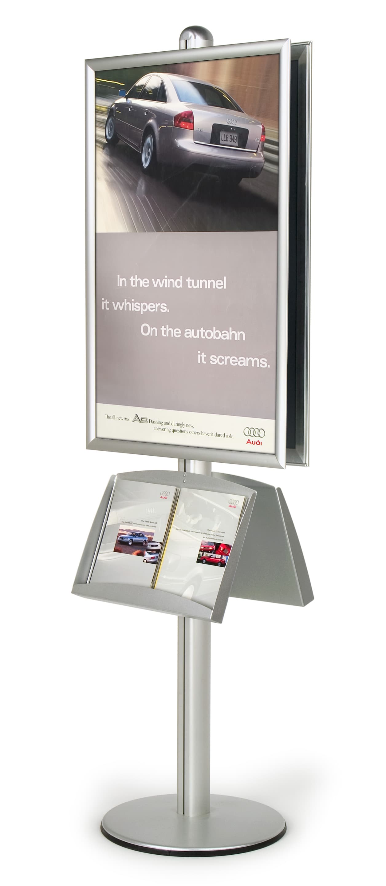 poster brochure stand