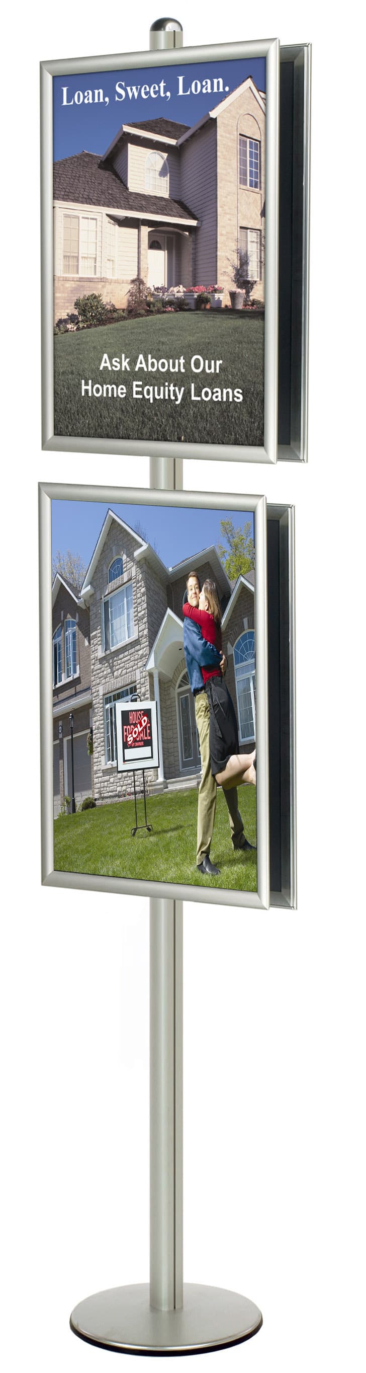 floor poster stand
