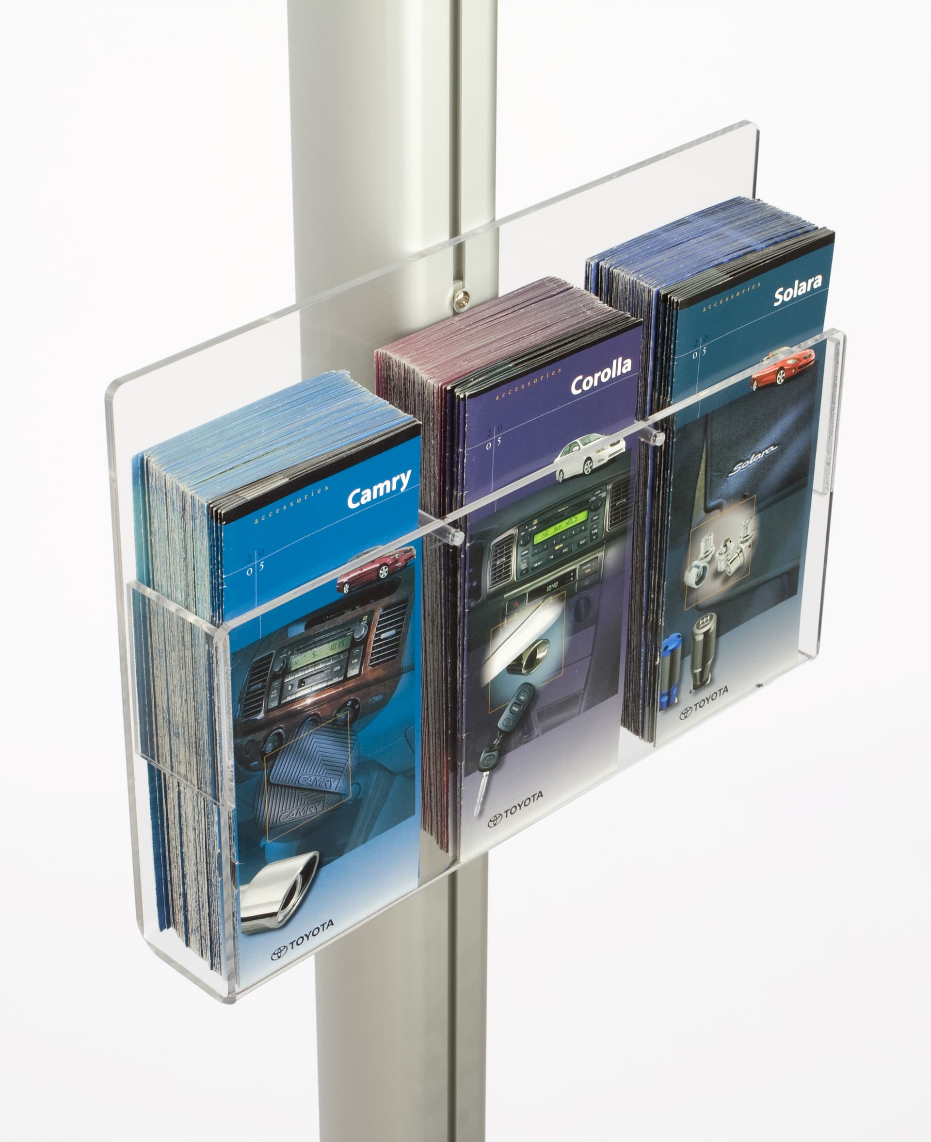 Acrylic Brochure Holder with Removable Dividers