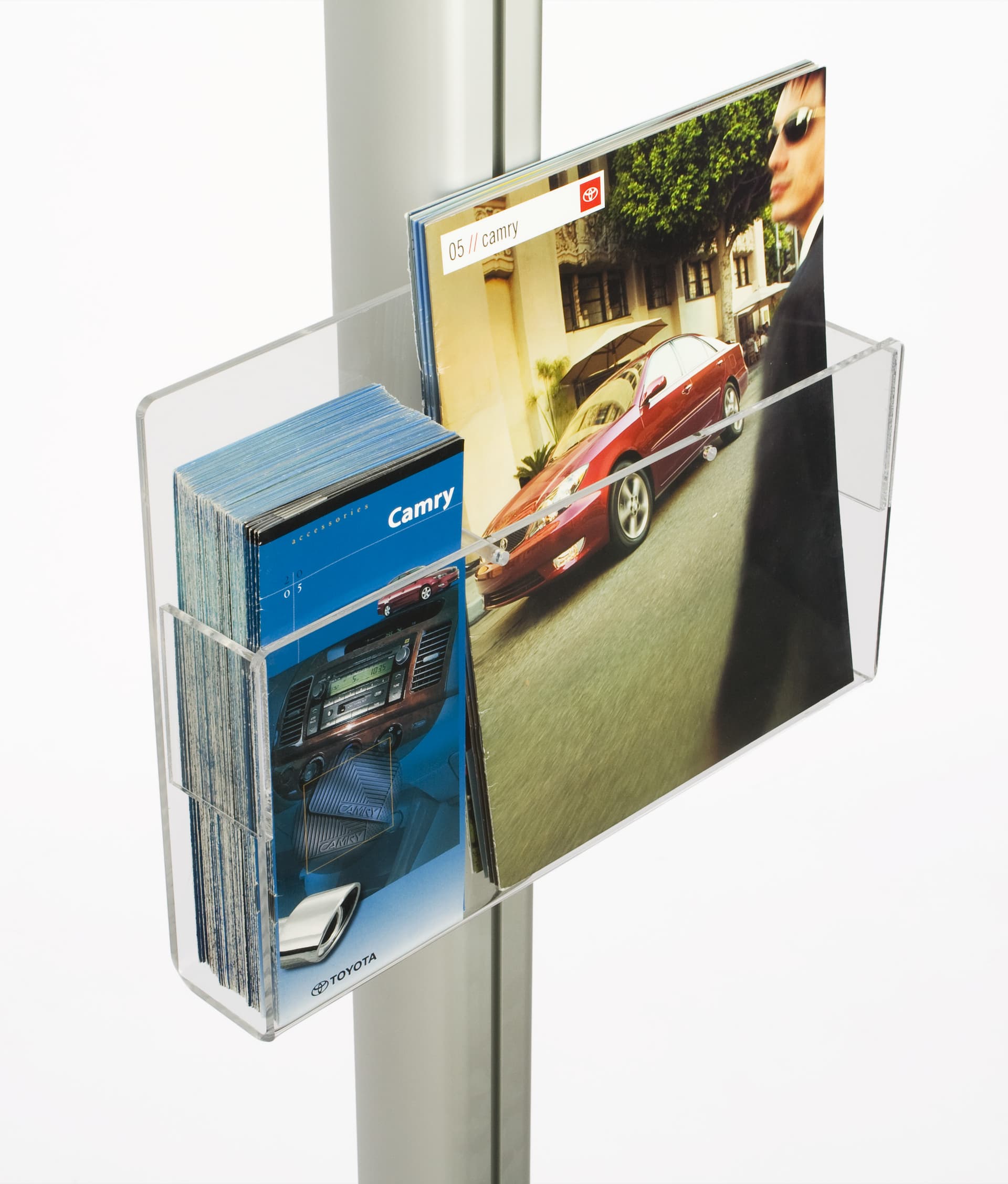 Acrylic Brochure Holder with Removable Dividers