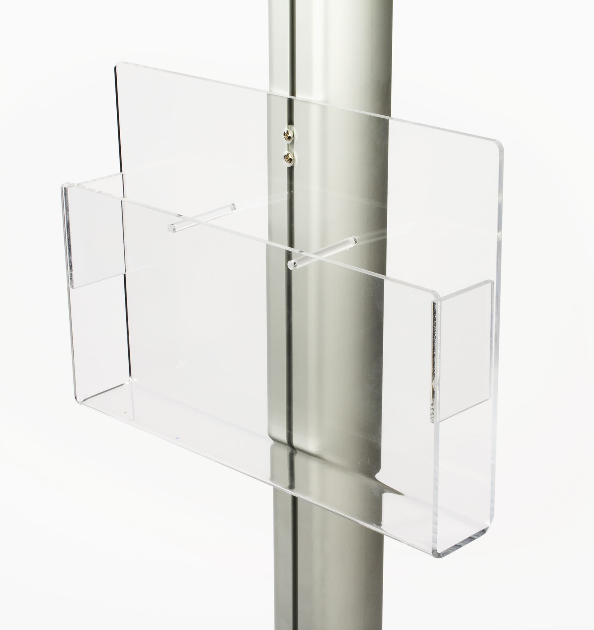 Acrylic Brochure Holder with Removable Dividers