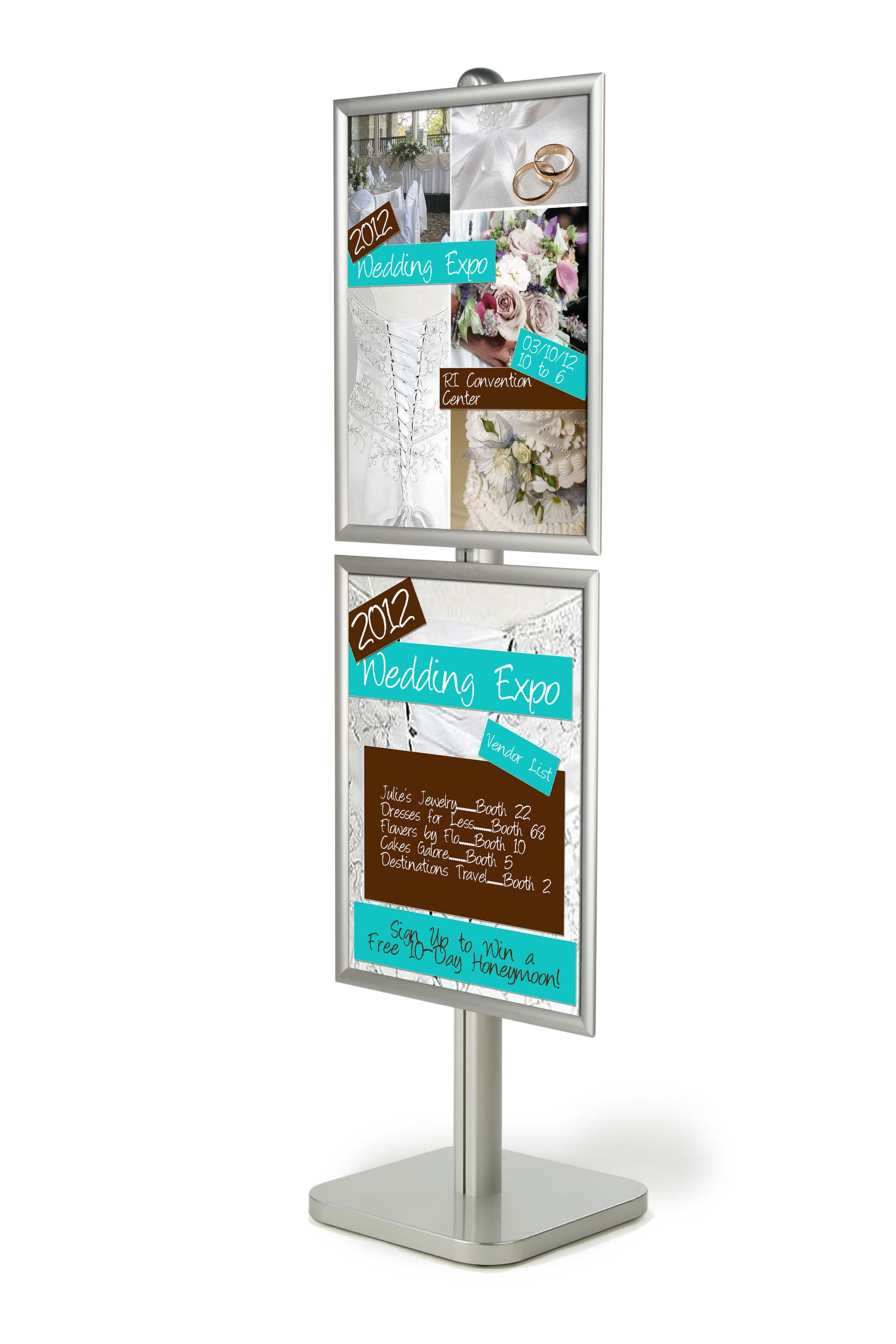 sign display stand